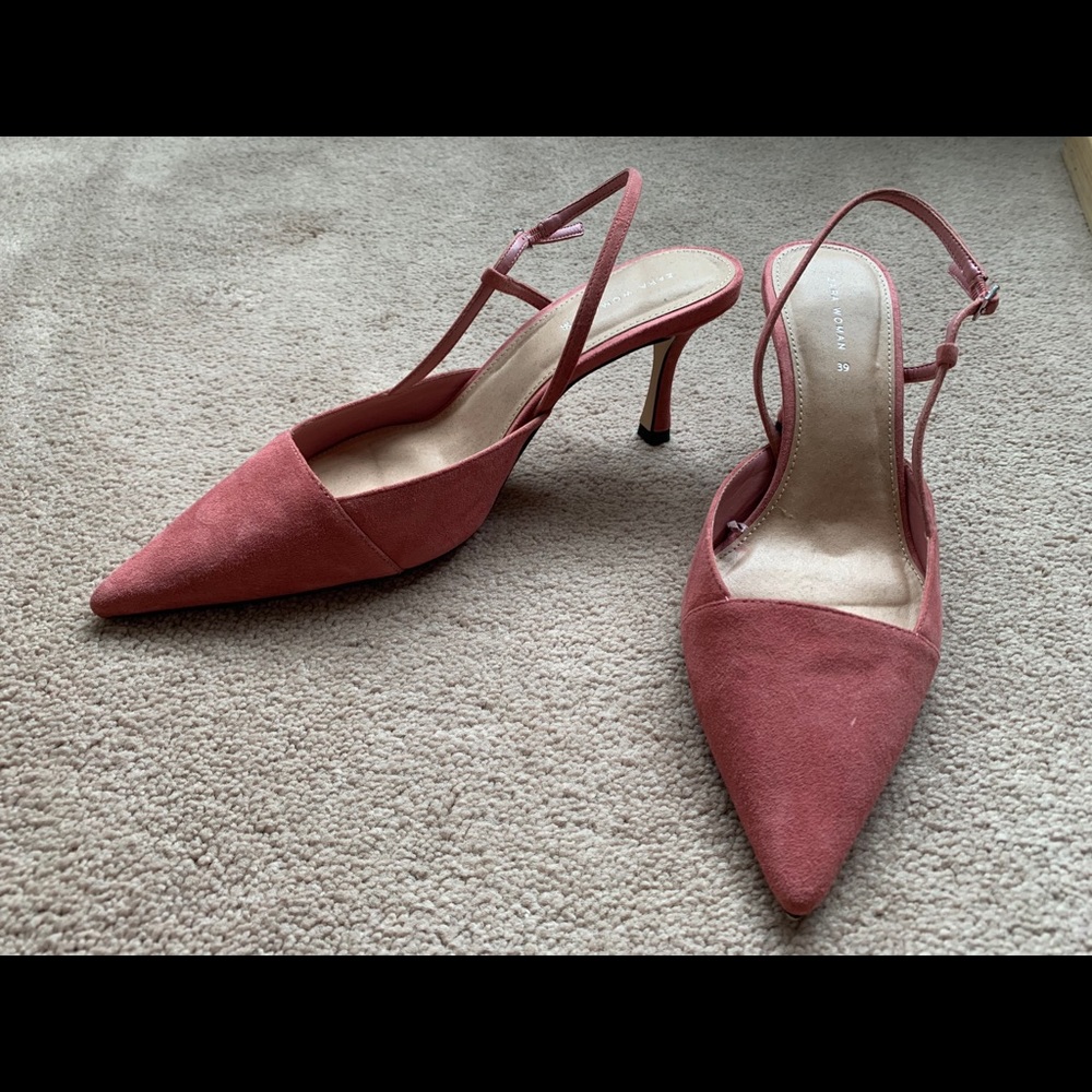 Zara Pointed Toe Heels
